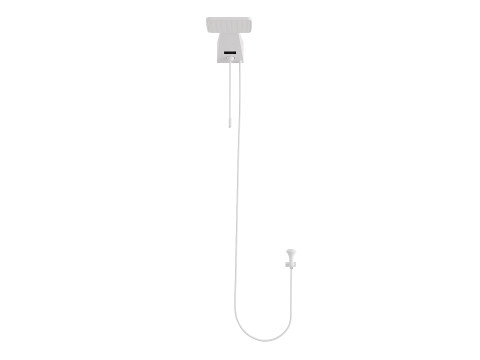 Real-size electric white showerhead Modèle 3D