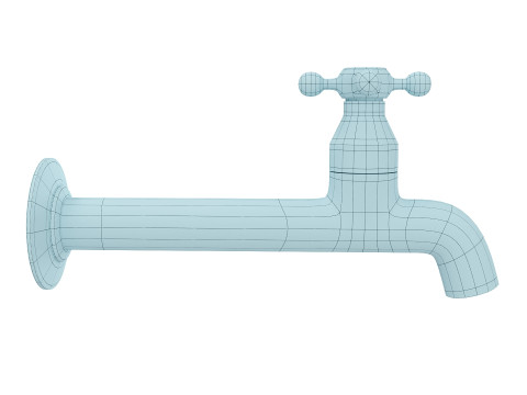 Modern Faucet Sleek Interior Tap for Kitchen and Bathroom Modello 3D