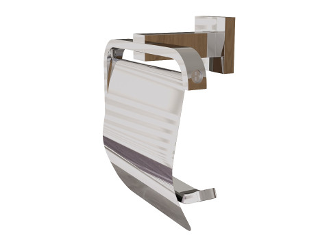 Square bathroom accessories 3D Модель