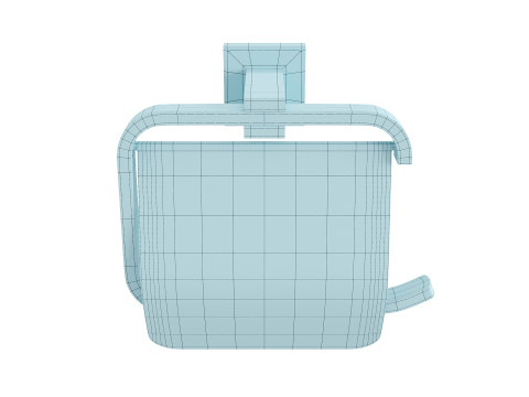 Square bathroom accessories 3D Модель