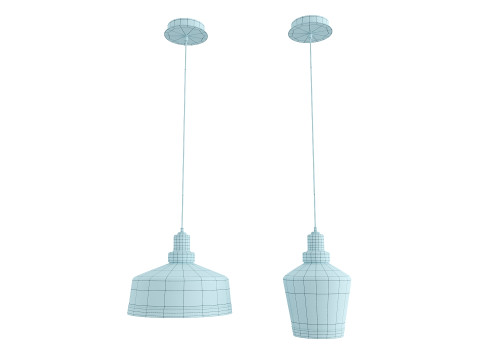 Elegant Interior Chandelier with Detailed Lighting Design 3D Model