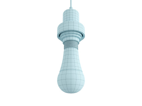 Elegant Interior Chandelier with Detailed Lighting Design 3D Model