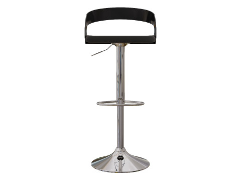 Stylish Modern Kitchen Stool for Bar Counters 3D Model