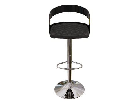 Stylish Modern Kitchen Stool for Bar Counters 3D Model