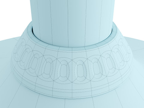 Stylish Modern Kitchen Stool for Bar Counters 3D Model