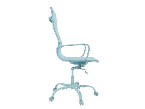 Ergonomic executive office chair Modelo 3D
