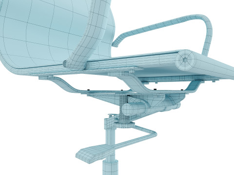 Ergonomic executive office chair Modelo 3D