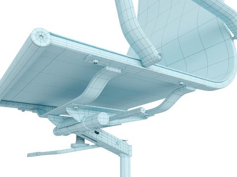 Ergonomic executive office chair Modelo 3D