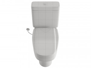 Two toilets in different colors 3Dモデル