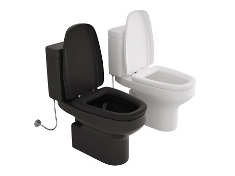 Современный туалетный набор в двух цветовых вариантах 3D Модель