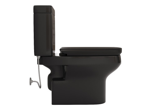 Modern Toilet Set with Two Color Variants Modelo 3D