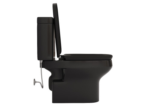 Modern Toilet Set with Two Color Variants Modelo 3D