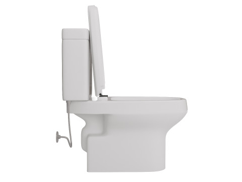 Modern Toilet Set with Two Color Variants Modelo 3D