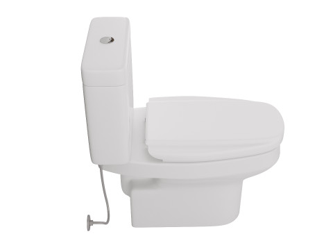 Modern Toilet Set with Two Color Variants Modelo 3D