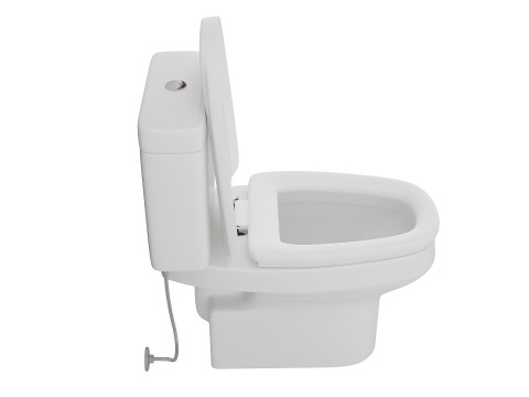 Modern Toilet Set with Two Color Variants Modelo 3D