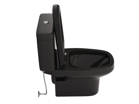 Modern Toilet Set with Two Color Variants Modelo 3D