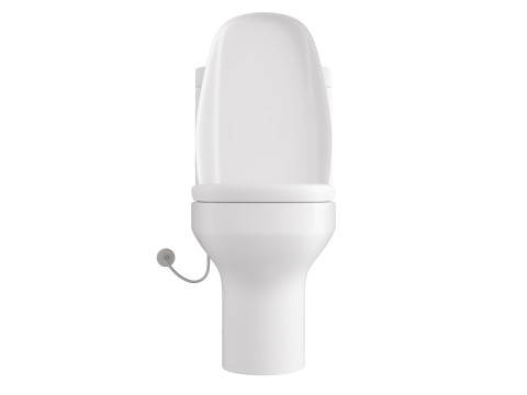 Modern Toilet Set with Two Color Variants Modelo 3D