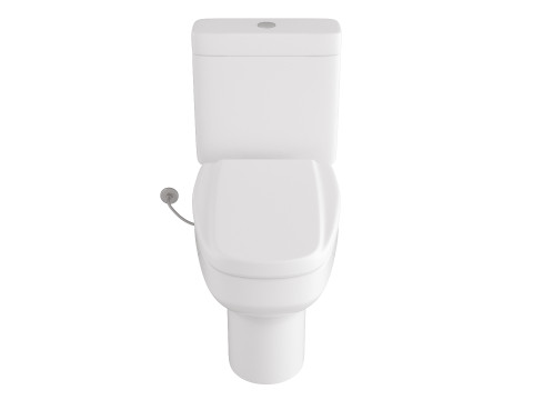 Modern Toilet Set with Two Color Variants Modelo 3D