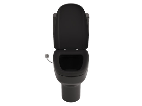 Modern Toilet Set with Two Color Variants Modelo 3D