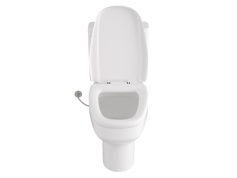 Modern Toilet Set with Two Color Variants Modelo 3D