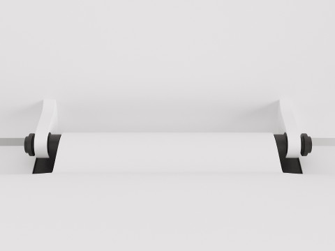 Modern Toilet Set with Two Color Variants Modelo 3D