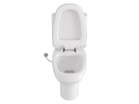 Modern Toilet Set with Two Color Variants Modelo 3D