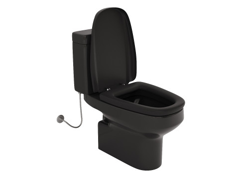 Modern Toilet Set with Two Color Variants Modelo 3D