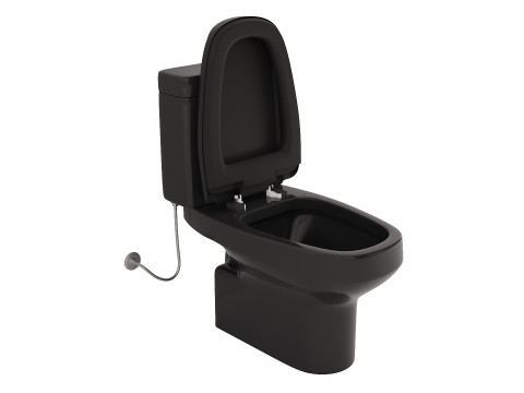 Modern Toilet Set with Two Color Variants Modelo 3D