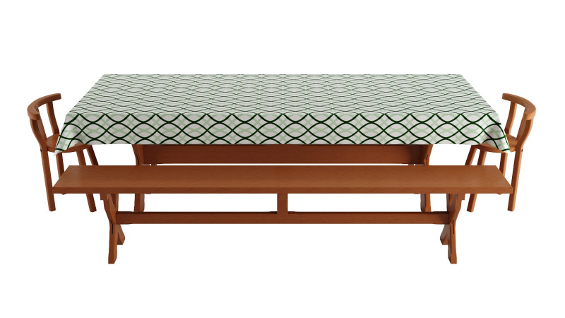 Rustic Dining Table with Benches for Indoor and Outdoor Use Modèle 3D .c4d .max .obj .3ds .fbx .stl .blend 