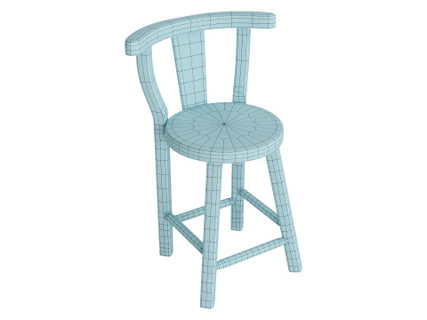 Rustic Dining Table with Benches for Indoor and Outdoor Use Modèle 3D