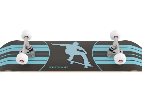 Skate realista para cenas esportivas e urbanas Modelo 3D