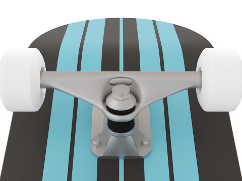 Realistic Skateboard for Sports and Urban Scenes 3D Модель