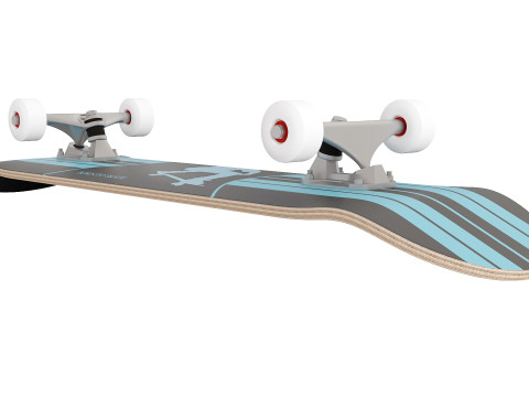 Realistic Skateboard for Sports and Urban Scenes 3D Модель