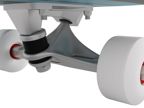 Realistic Skateboard for Sports and Urban Scenes 3D Модель