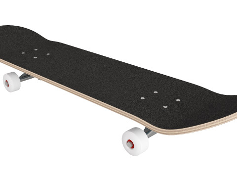 Realistic Skateboard for Sports and Urban Scenes 3D Модель