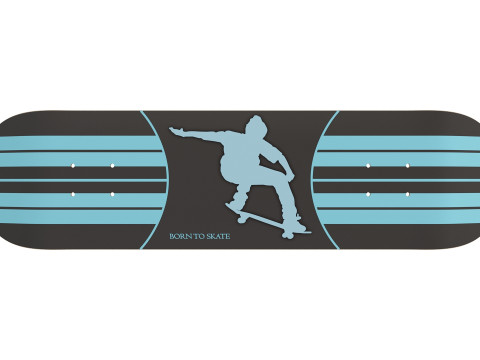 Realistic Skateboard for Sports and Urban Scenes 3D Модель