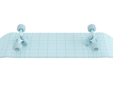 Realistic Skateboard for Sports and Urban Scenes 3D Модель