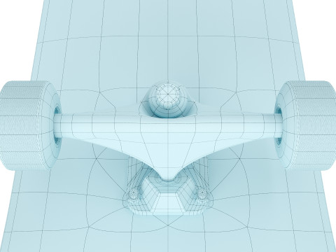 Realistic Skateboard for Sports and Urban Scenes 3D Модель