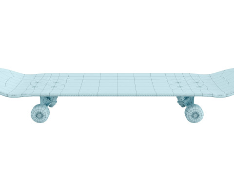 Realistic Skateboard for Sports and Urban Scenes 3D Модель