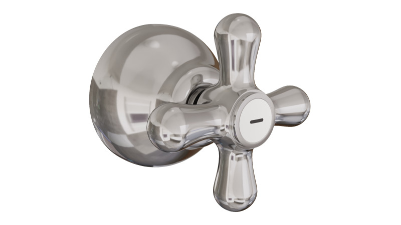 Shower valve Modelo 3D .c4d .max .obj .3ds .fbx .stl .blend 