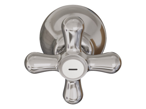 Shower valve Modelo 3D