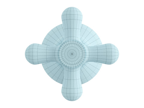 Shower valve Modelo 3D