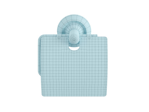 Bathroom Accessories Set with Six Pieces for Interiors Modello 3D
