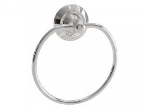 Round bathroom accessories 3D 模型