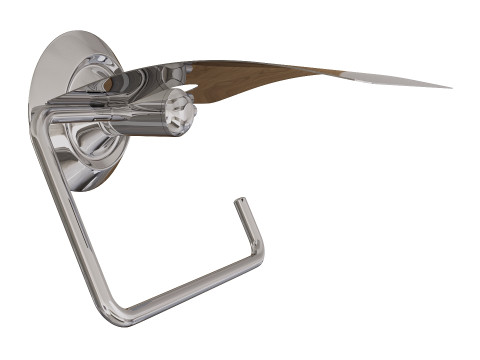 Bathroom Accessories Set with Six Pieces for Interiors Modello 3D