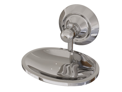 Bathroom Accessories Set with Six Pieces for Interiors Modello 3D