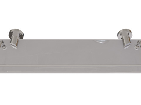 Bathroom Accessories Set with Six Pieces for Interiors Modello 3D