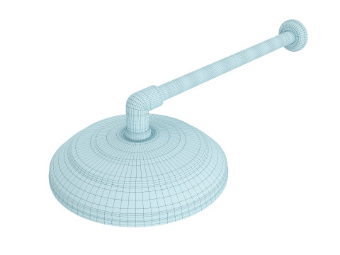 Outdoor Showerhead Modèle 3D