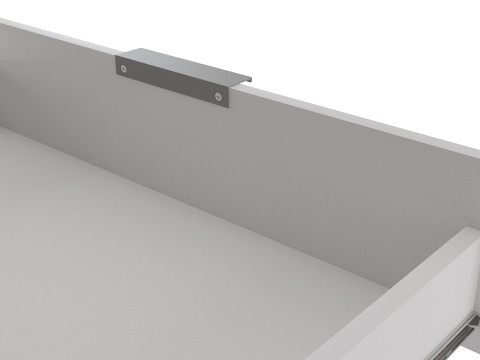Contemporary TV Panel with Stand and Mirror for Interiors Modelo 3D