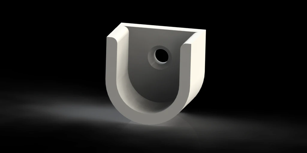 Wandhalterung f&uuml;r eine Bar 3D Druckmodell .c4d .max .obj .3ds .fbx .stl .blend 